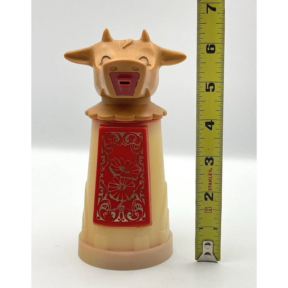 Vintage 1950s Whirley Industries‎ Cow Creamer Pitcher Plastic Warren PA USA